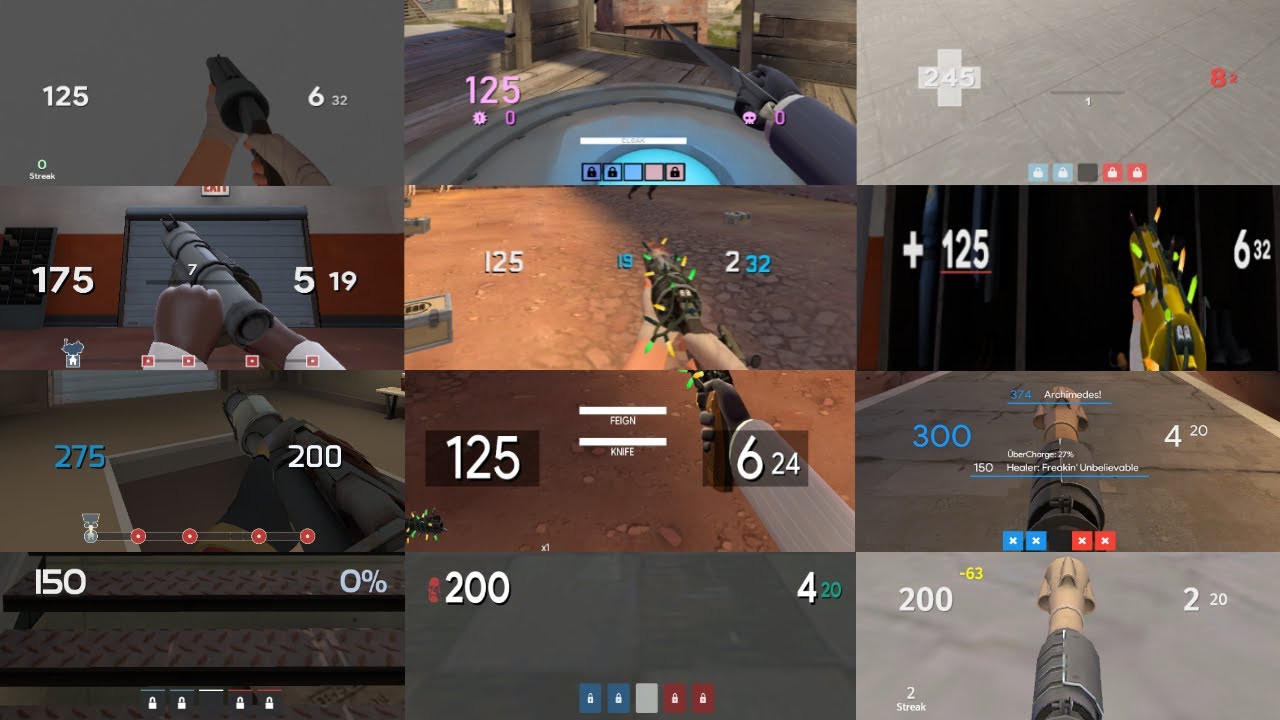 Minimalist TF2 HUDs - An Oversaturated Market