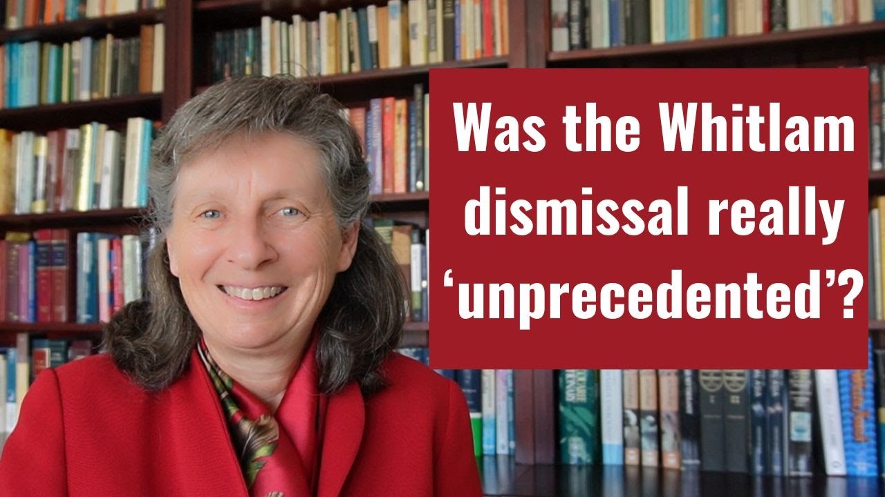 Was the Whitlam Dismissal Really 