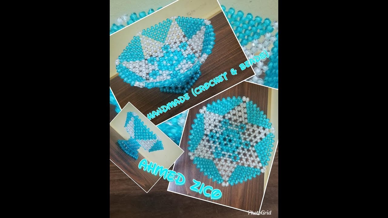 طريقة عمل طبق فاكهه بالخرز how to make beaded dish