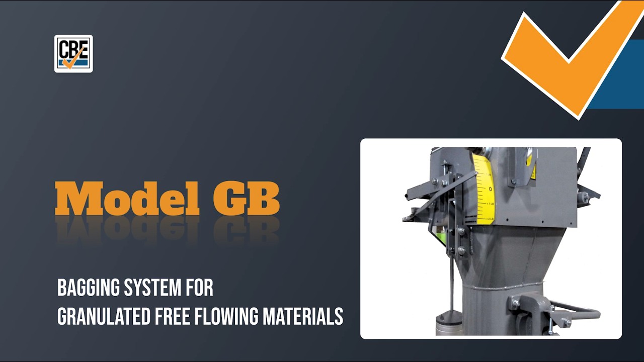 Model GB Bagging System for Granulated Free Flowing Materials
