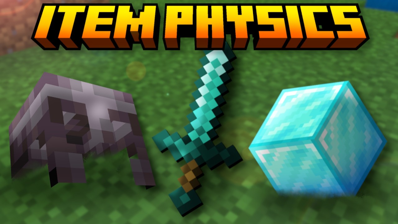 Улучшенная физика предметов для Minecraft