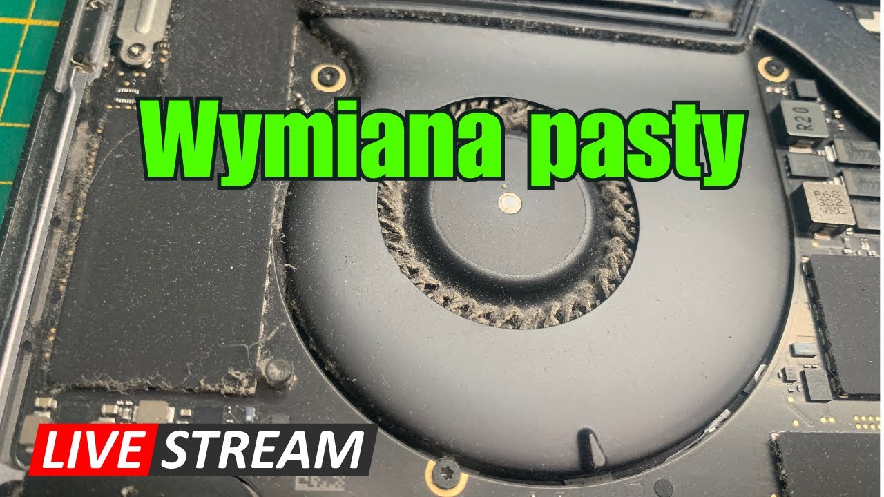 Wymiana pasty na CPU i GPU - Macbook A1990