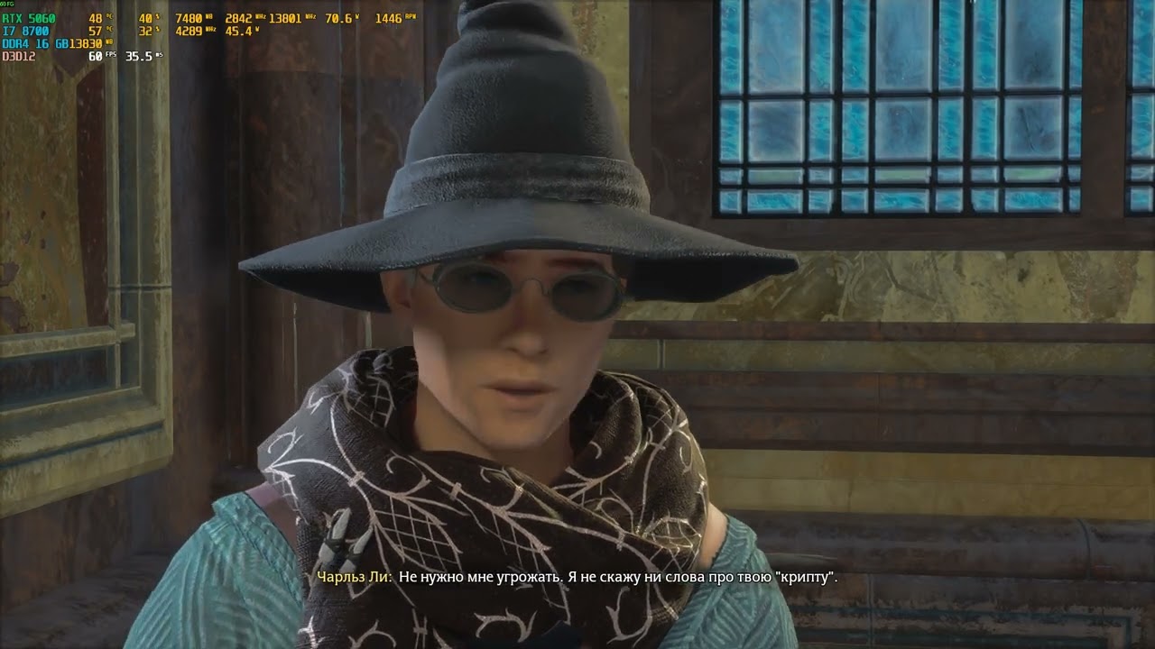 Hogwarts Legacy 2025 RTX 5060 +I7-8700, Ultra Settings, Ray Tracing On, DLLS On, Frame Gen on