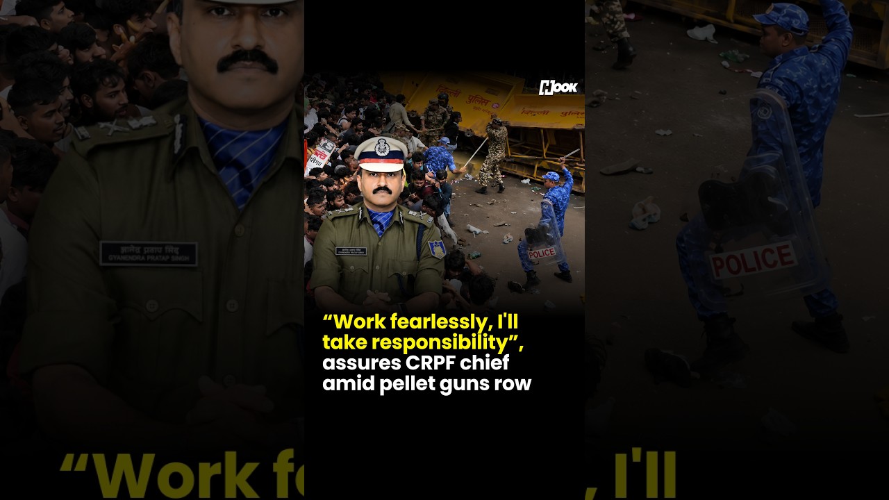 &ldquo;Work fearlessly, I'll take responsibility&rdquo;, assures CRPF chief amid pellet guns row