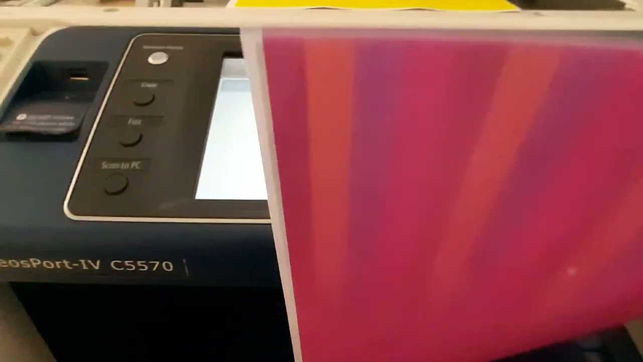 Fuji Xerox AP/DC series- How to print single colour from Service Rep. for C3370, C3375, C5570, C5575