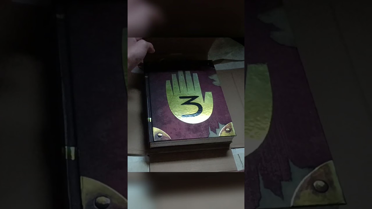 Gravity Falls Journal 3 Special Edition Unboxing 2024 | #shorts #gravityfalls #journal3 #unboxing