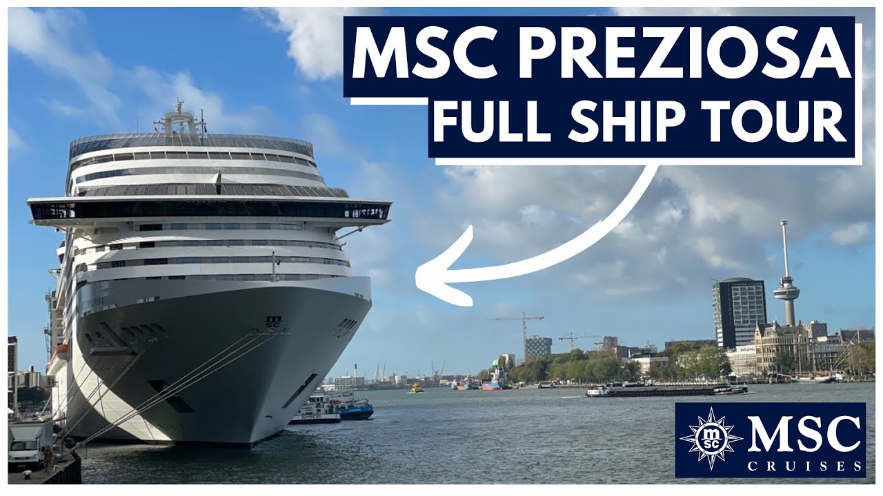 ПОЛНЫЙ ТУР ПО MSC PREZIOSA! ВКЛЮЧАЯ ЯХТ-КЛУБ!