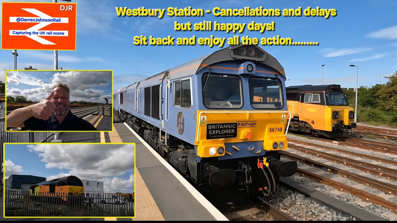 A day at Westbury Station and the surrounding area with a mixed bag of traction captured!