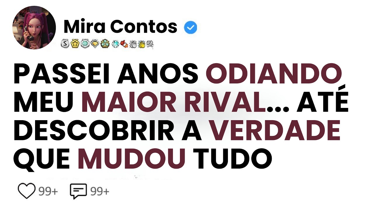 [HISTÓRIA COMPLETA] PASSEI ANOS ODIANDO MEU MAIOR RIVAL... ATÉ DESCOBRIR A VERDADE QUE MUDOU TUDO.