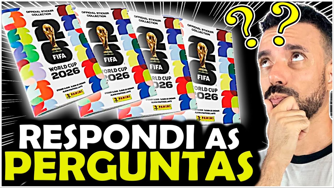 TIREI DÚVIDAS dos SEGUIDORES sobre o ÁLBUM da COPA do MUNDO 2026 da PANINI