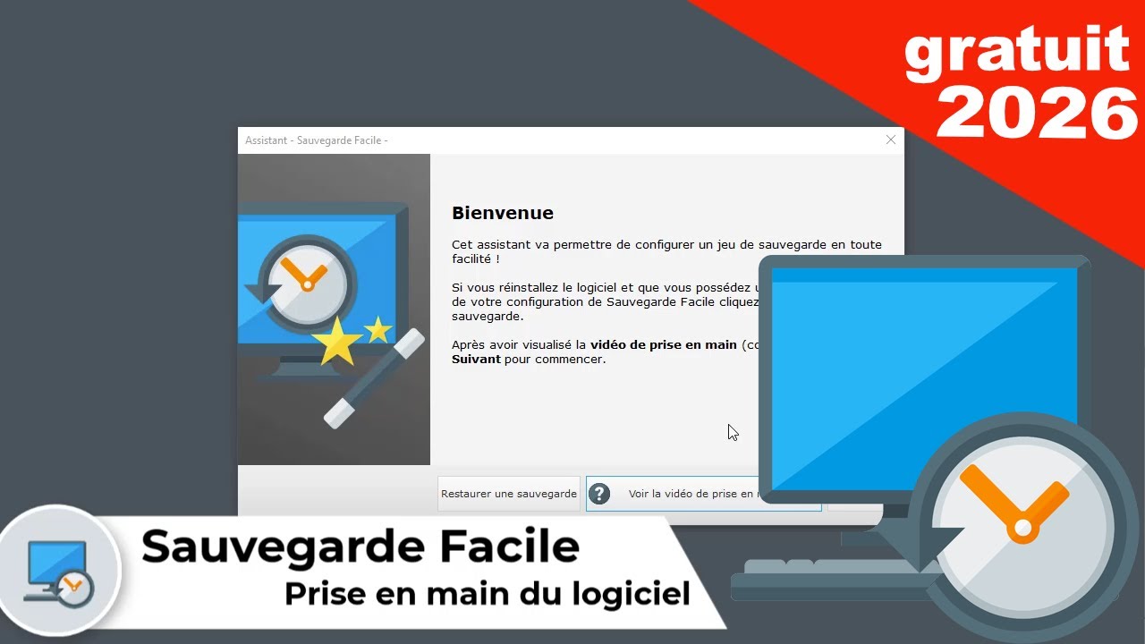 Comment sauvegarder son pc avec le logiciel Sauvegarde Facile v2025 ?