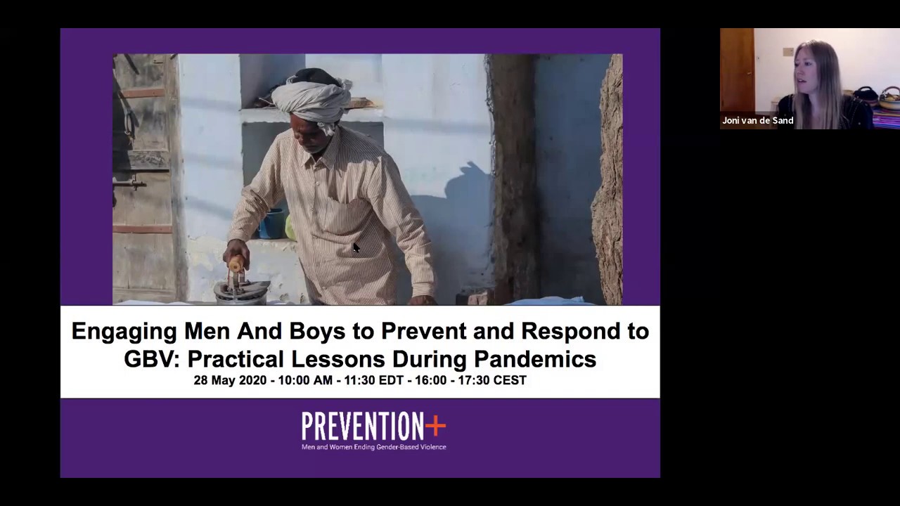 Engaging Men and Boys to Prevent and Respond to GBV: Practical Lessons During Pandemics