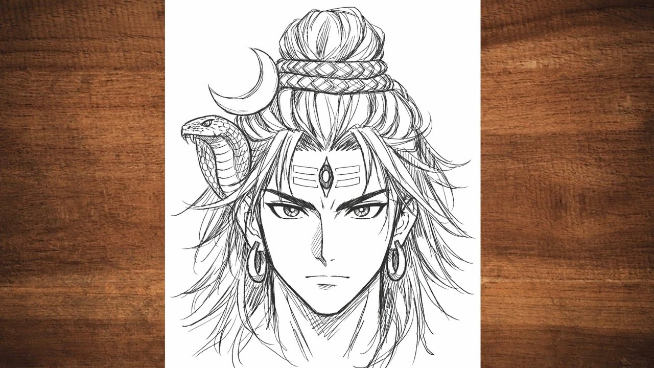 lord Shiva in anime style 🔥