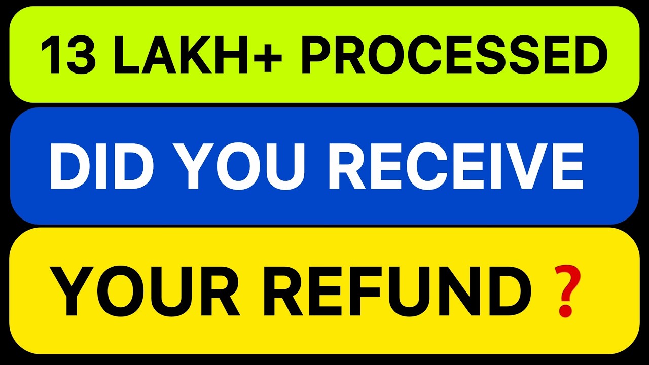 ITR Processing Speeds Up | Daily Refund Update