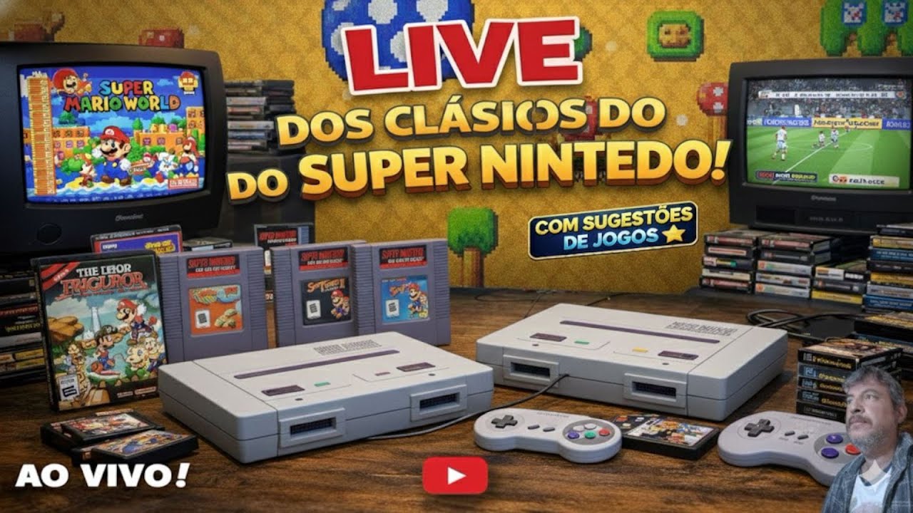 🏁MARATONA SUPER NINTENDO: Só os Melhores (Sugira um jogo) 🏁🏆