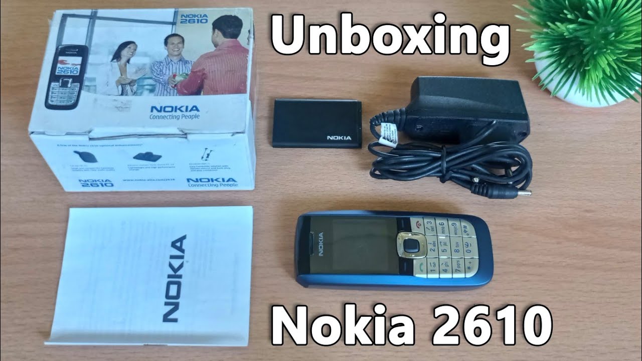 Unboxing Nokia 2610 - Bisa download game Java?