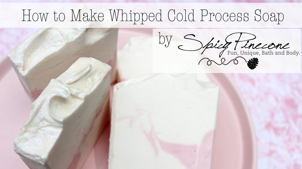 How to Make Whipped Cold Process Soap - by Spicy Pinecone