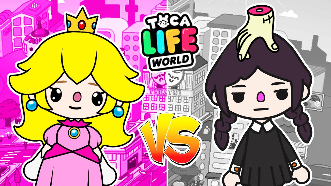Toca Boca’da SADECE SİYAH ve PEMBE ÜRÜNLER 🖤 Renk Meydan Okuması 💖 Toca Life World Koleksiyonu