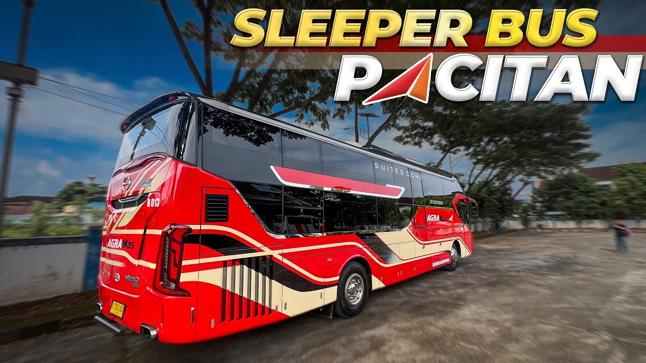 KASTA TERTINGGI BUS PACITAN ‼️ Naik Agra Mas Suites Combi Pacitan - Bogor