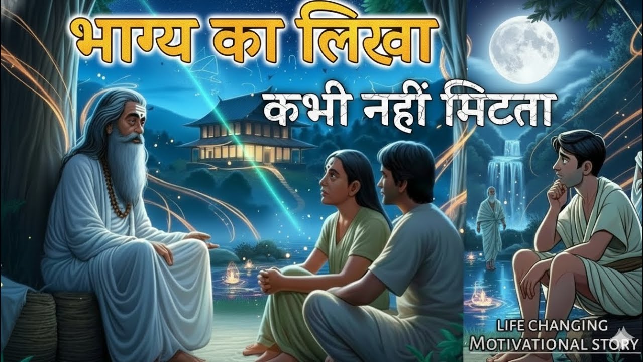 भाग्य का लिखा कभी नहीं मिटता || BUDDH LIFE CHANGING STORY || Monk story in hindi