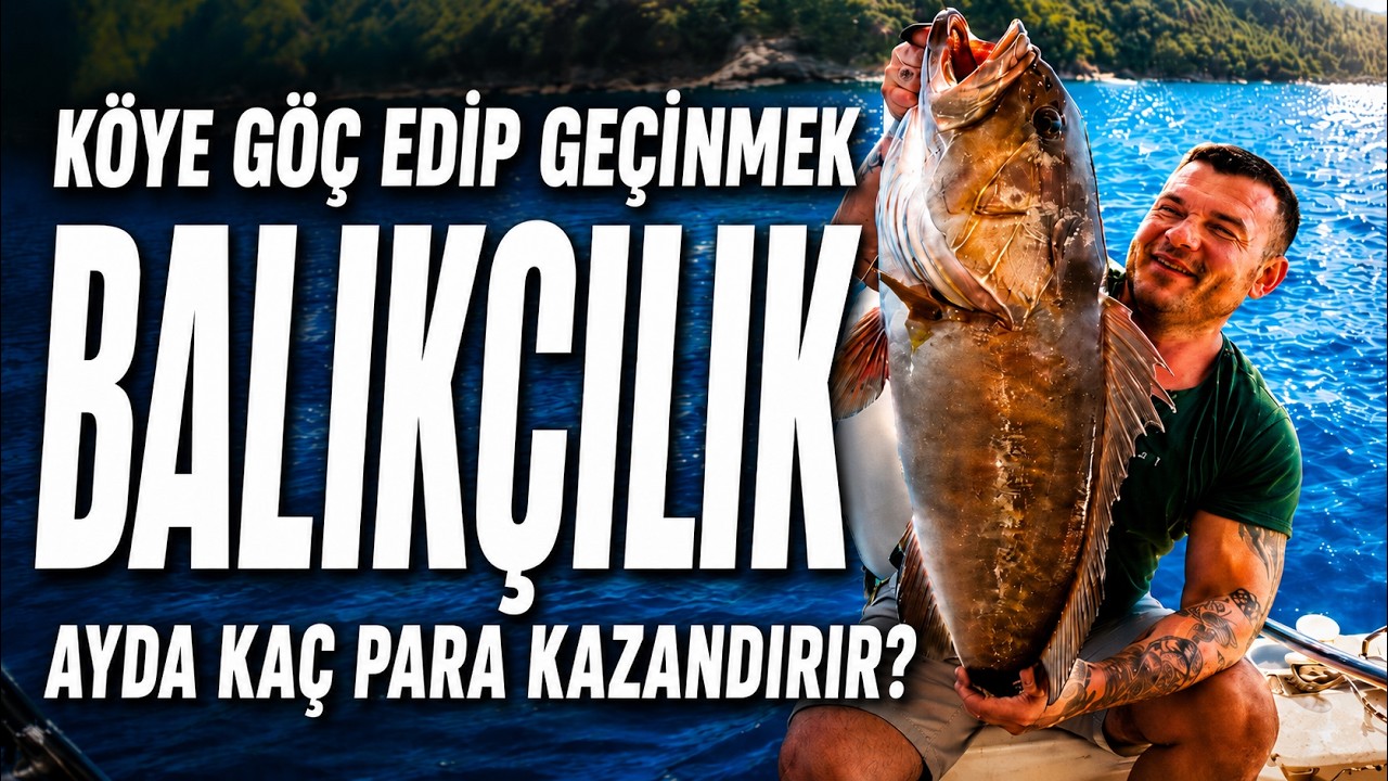 Köye Göç Edip Balıkçılık ile Ayda Kaç Para Kazanılır? @FishingGökova Ozan Yanıtladı