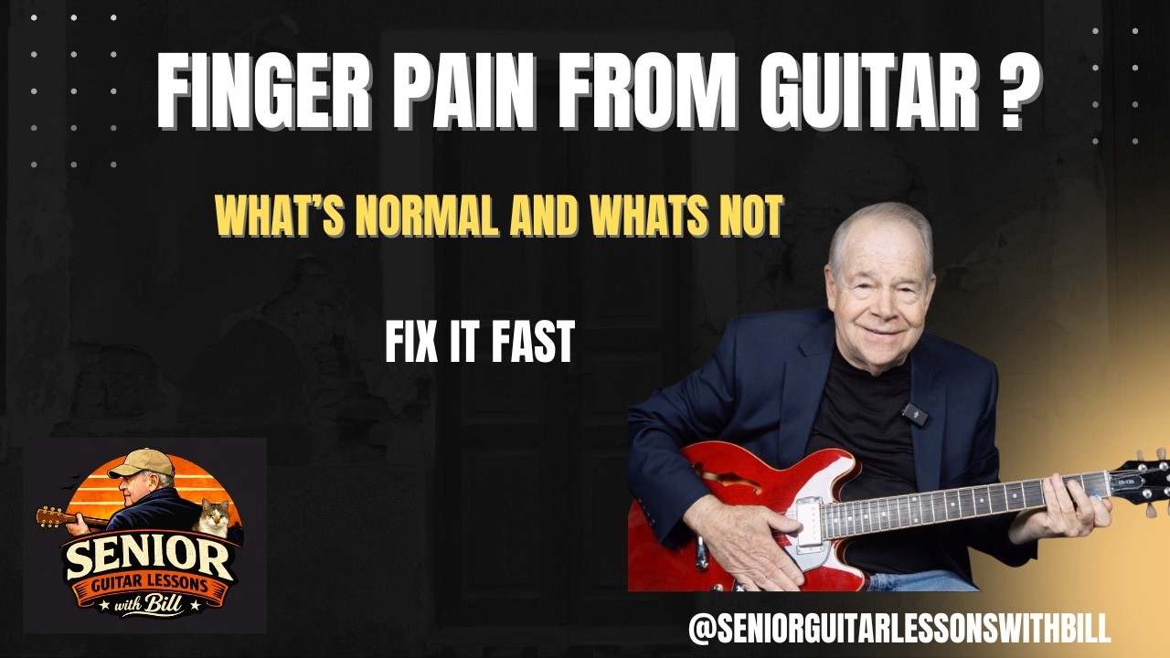 FINGER PAIN FROM GUITAR?  WHATS NORMAL, WHATS NOT / FIX IT FAST
