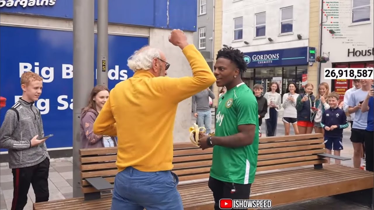 Speed is shocked in Ireland cost 2 pounds to sit on a bench