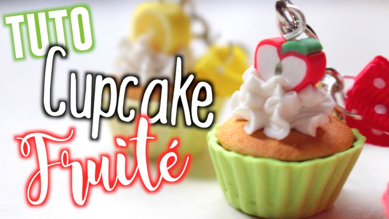 &bull; Tuto Fimo : Cupcake Fruit&eacute;⎪Polymer Clay Tutorial Fruity Cupcake⎪ZoW&eacute;