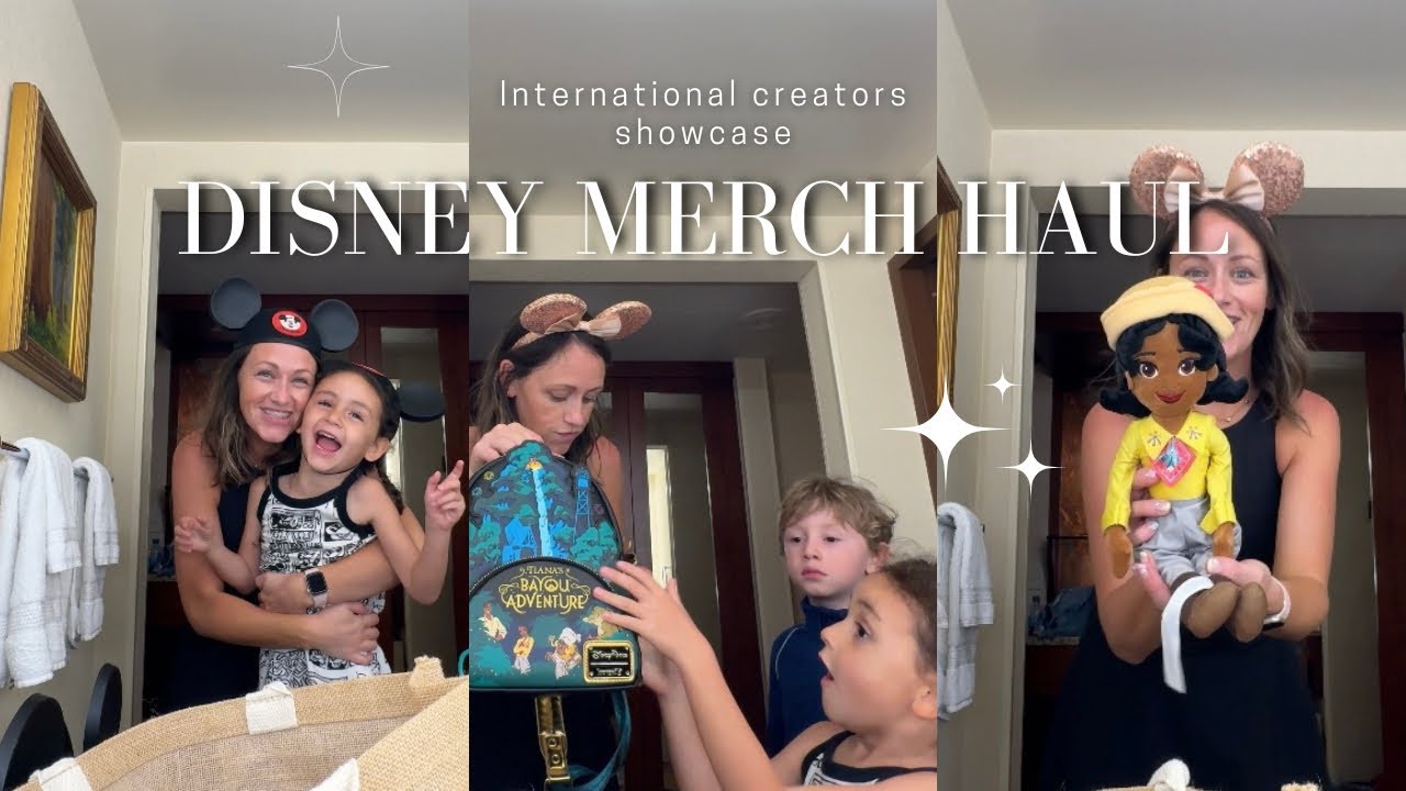 DISNEY MERCH HAUL! from the International Creators Showcase welcome reception