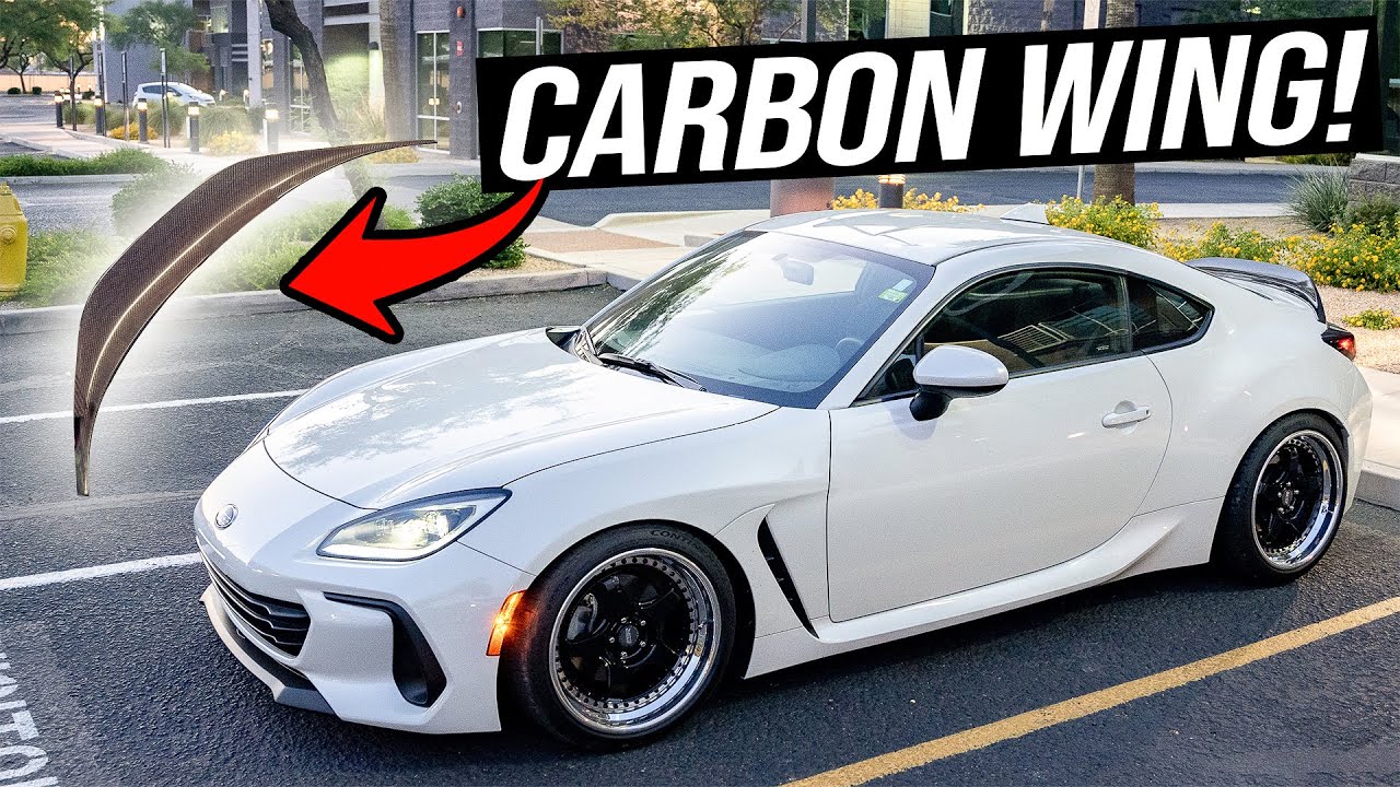 The BEST THING I've Done to The BRZ *Carbon Spoiler Install*