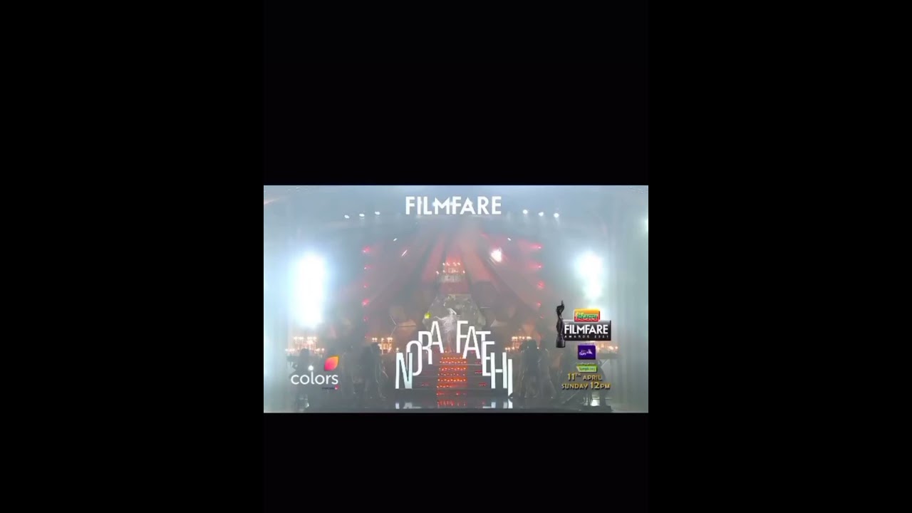 Noora fatehi in Filmfare 2021 hit entery #Filmfare2021 #shorts