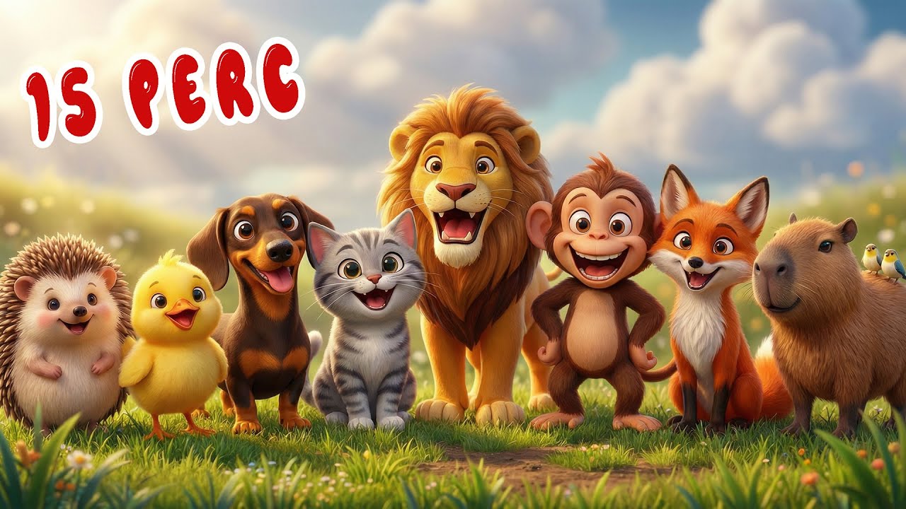 Állati gyerekdalok 🐶🐱🐵 | 15 perces válogatás