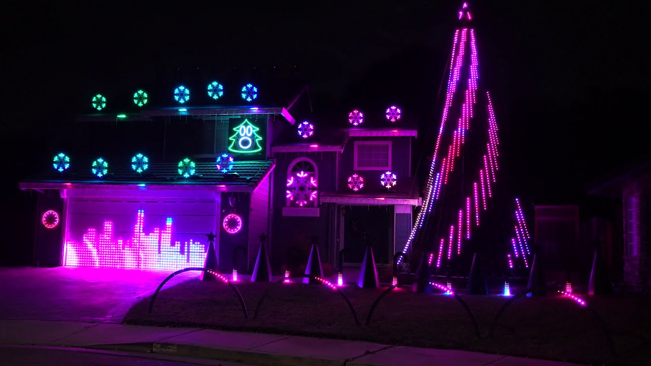 Take On Me (a-ha) 2020 Christmas Light Show