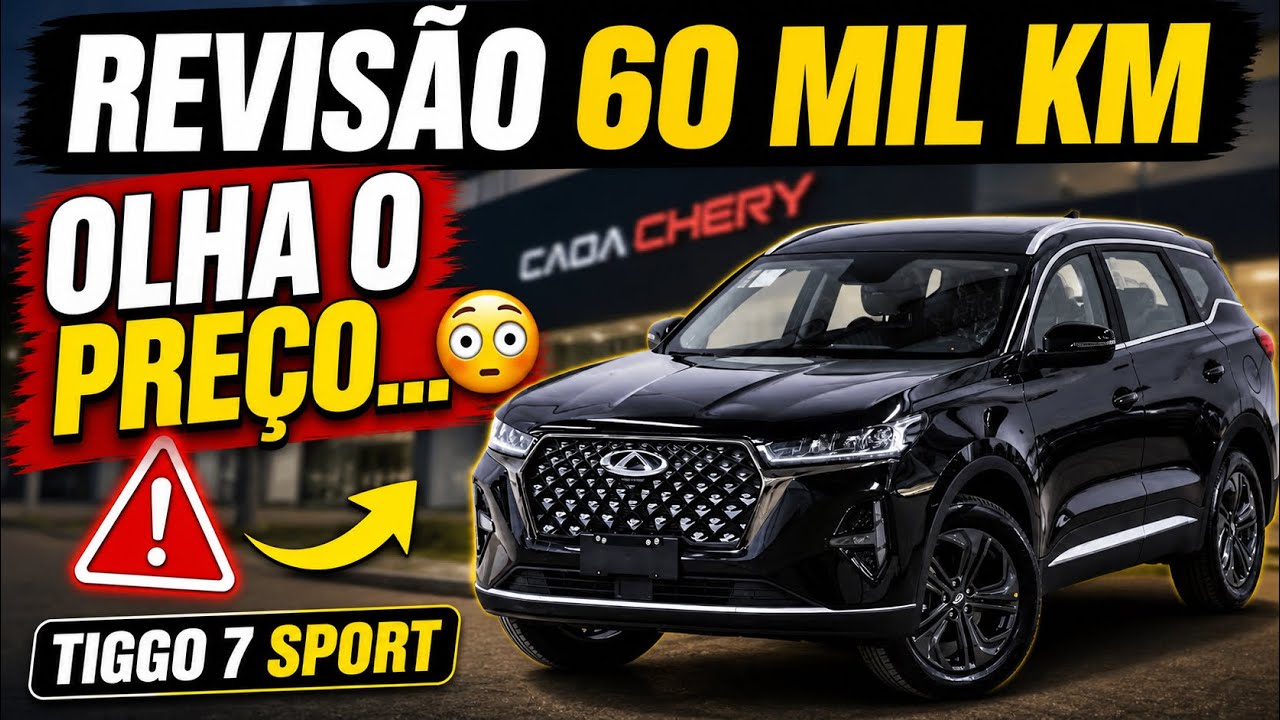 TIGGO 7 SPORT - REVISÃO DOS 60 MIL KM - Prejuizo?