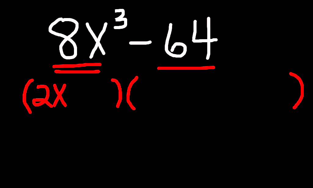 Factoring Binomials - Cubes #2