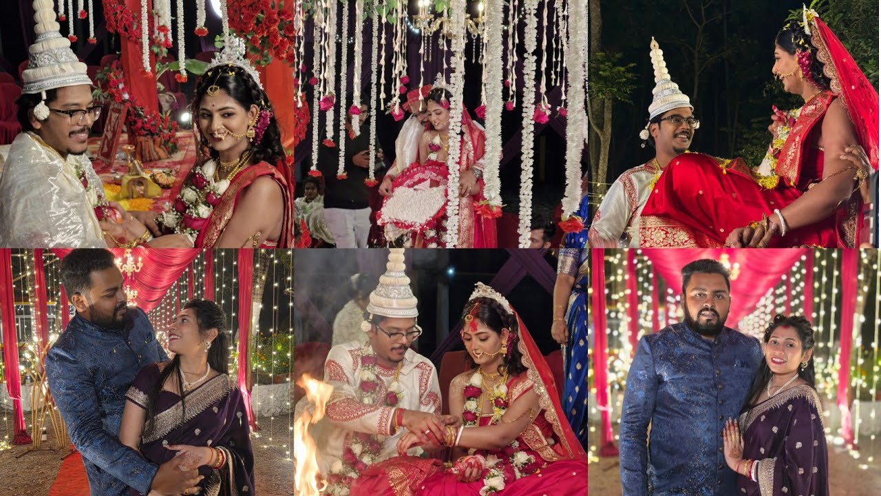 বাঙালীয়ানা সাজে বর কনে 🥰আজ নীলদার বিয়ে ❤️🥰😍 ll 03.02.2026