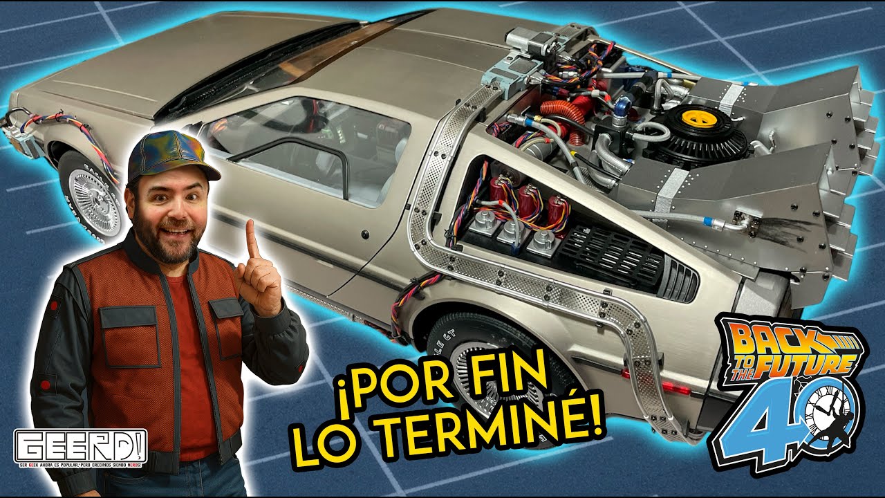 Hemos llegado al final de el armado del Delorean ¡por fin! #backtothefutureday