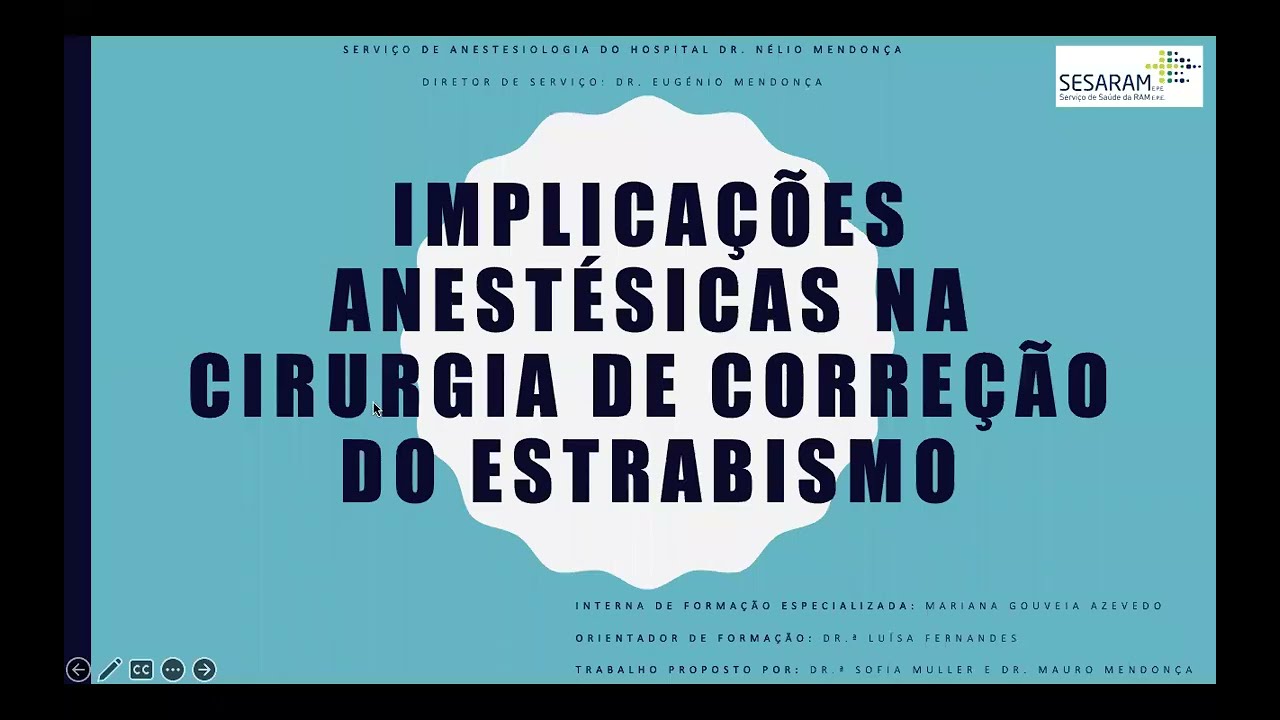 Anestesia para cirurgia de estrabismo
