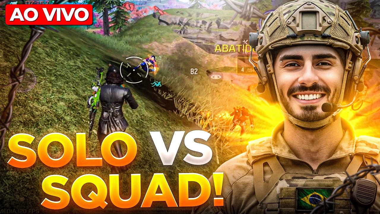 🔴 SOLO vs SQUADS + TORNEIO 20H - COD: MOBILE