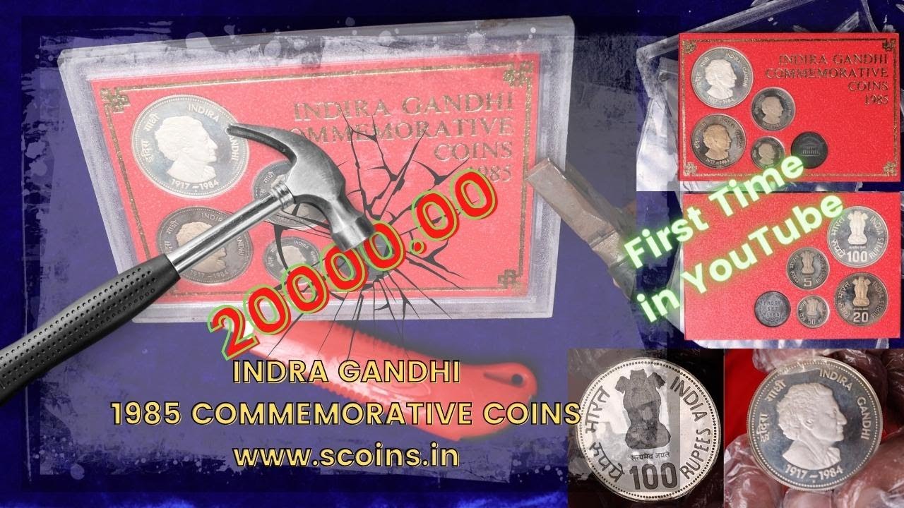 1985 Proof Set Coins India Breaking Unboxing Rare | First time in Youtube | SCOINS