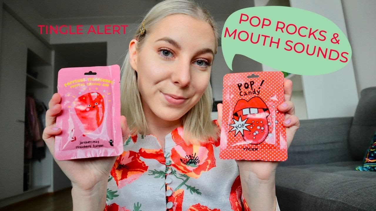 ASMR SUOMI - Kutkuttavat Pop rocks & mouth sounds -äänet 👄💋