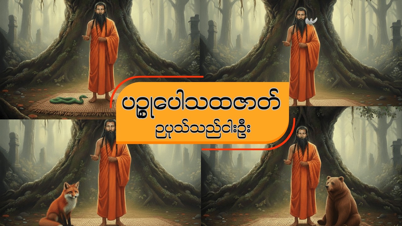 (၉)ပဉ္စုပေါသထဇာတ်(ဥပုသ်သည် ငါးဦးအကြောင်း)