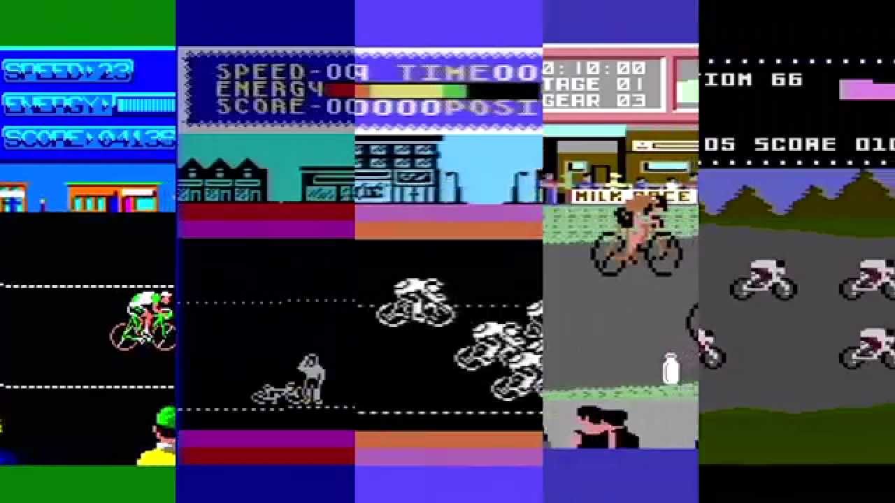 ChinnyVision - Episode 42 - Milk Race - Spectrum, CPC, MSX, C64, Atari XL/XE