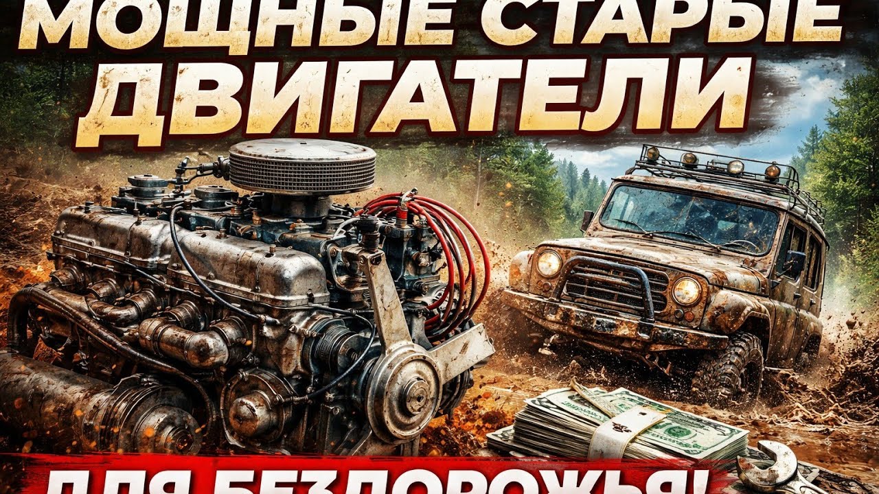 Мощные Старые Русские Двигатели для Бездорожья – ЗМЗ, УАЗ, ГАЗ Полный Обзор