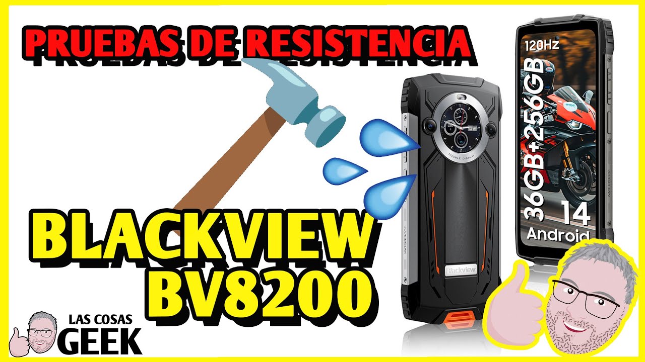 BLACKVIEW BV8200 🔨 TEST de RESISTENCIA y CÁMARAS