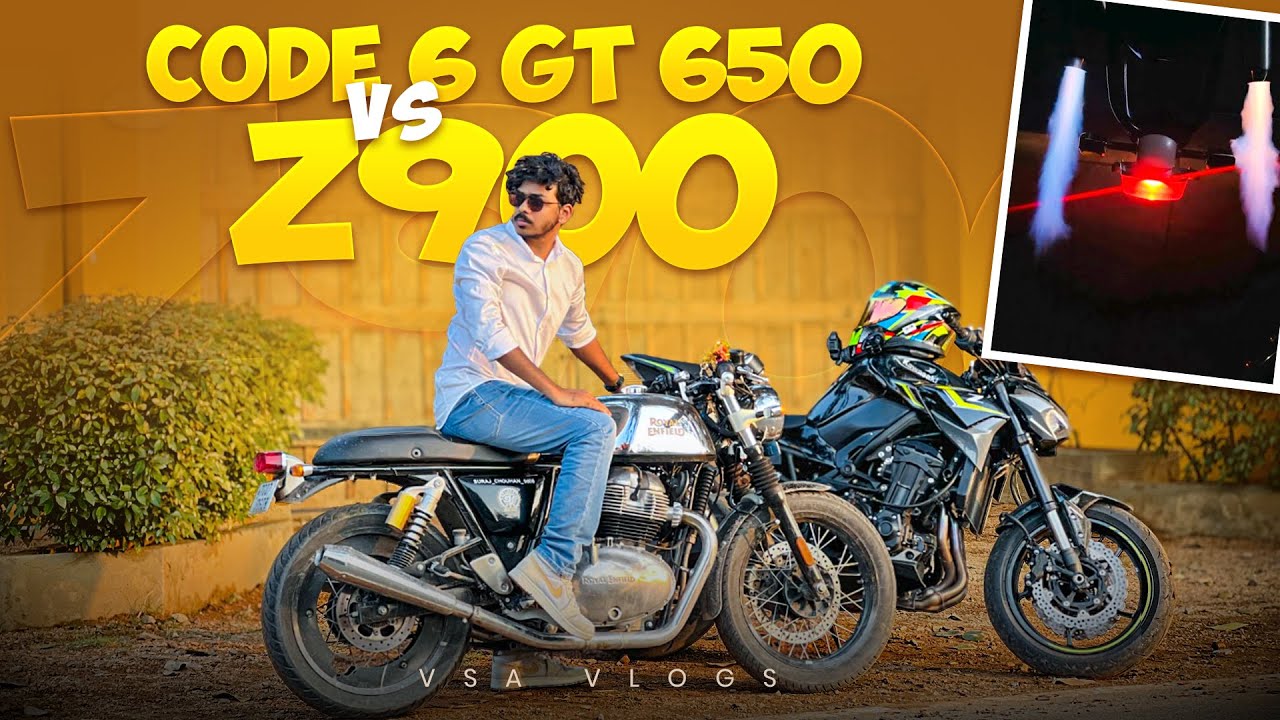CODE 6 GT 650🧨 VS Z900🚀 // RAW CLIPS // PURE MUSIC🔥 #z900 #kawasaki #gt650 #ytshorts #shorts #yt