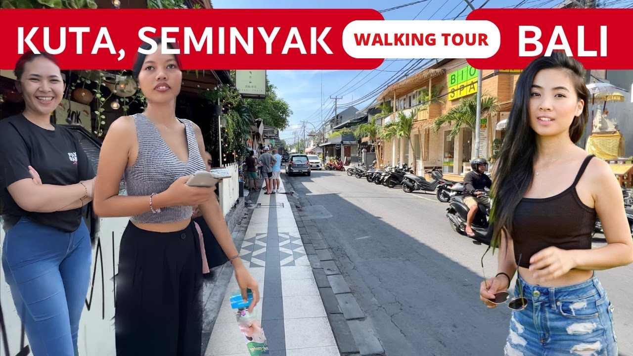 KUTA BALI TODAY 🇮🇩 WALKING tour Seminyak Bali 2024 | Legian, Indonesia