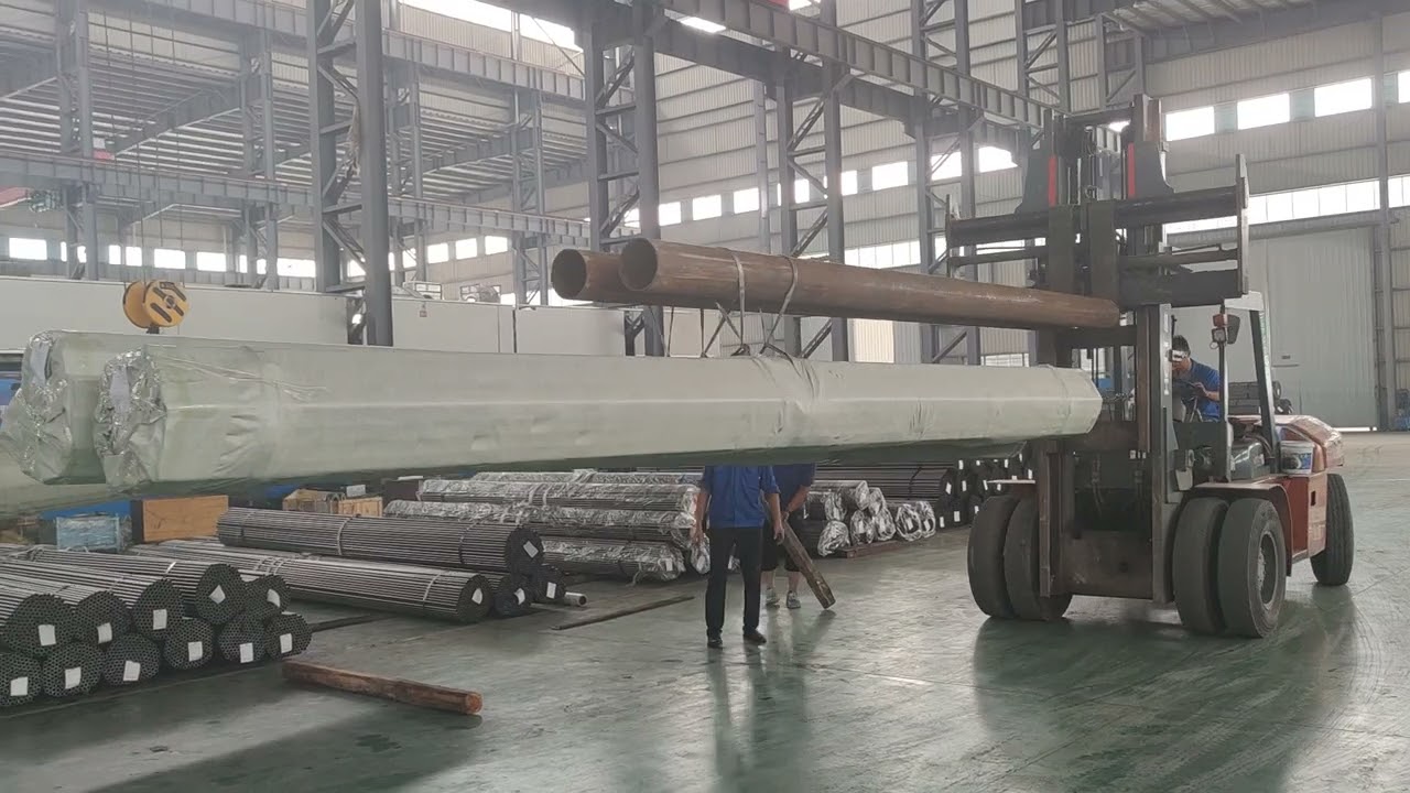 Steel Tube Container Loading