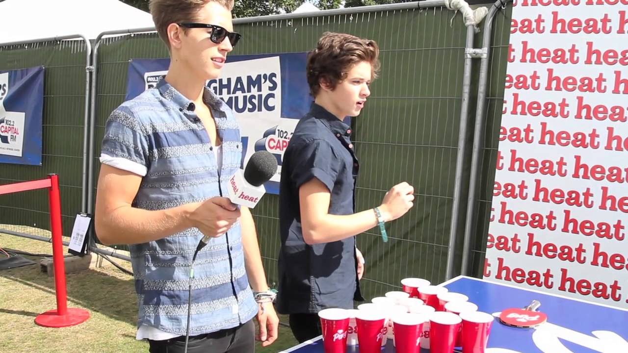 The Vamps play question pong at Fusion Festival