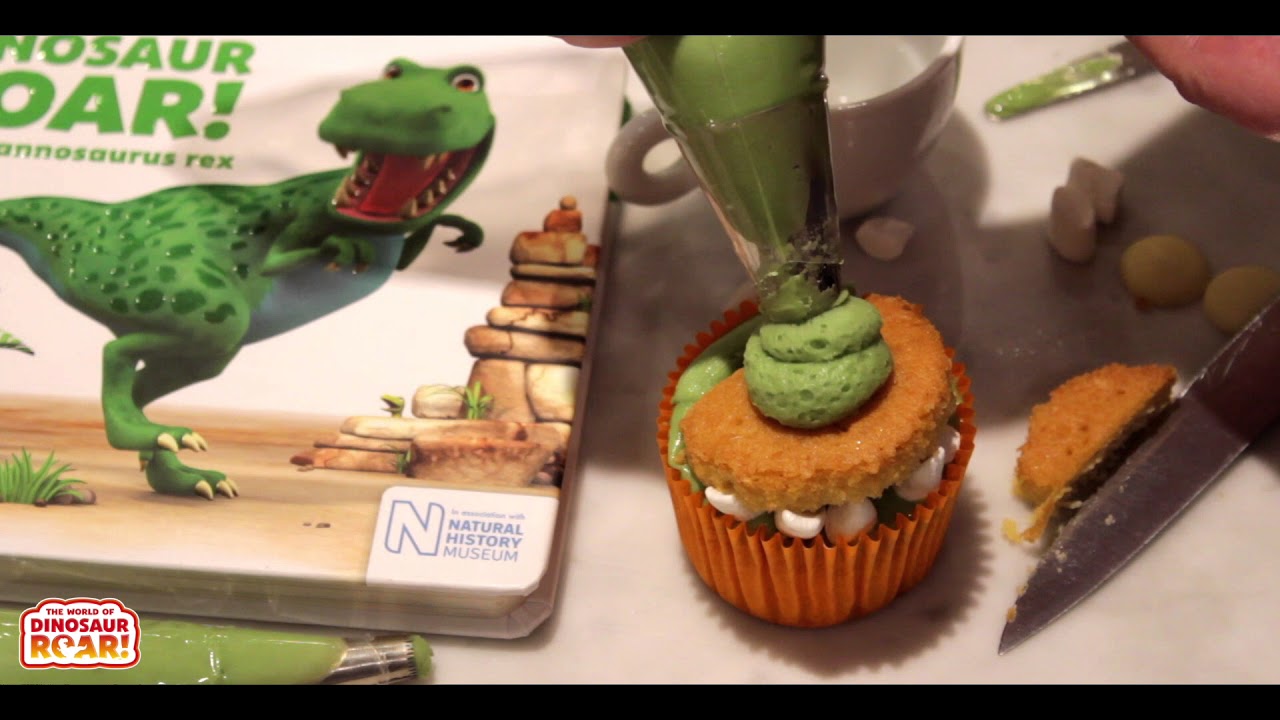How to Make Dinosaur Roar! Cupcakes